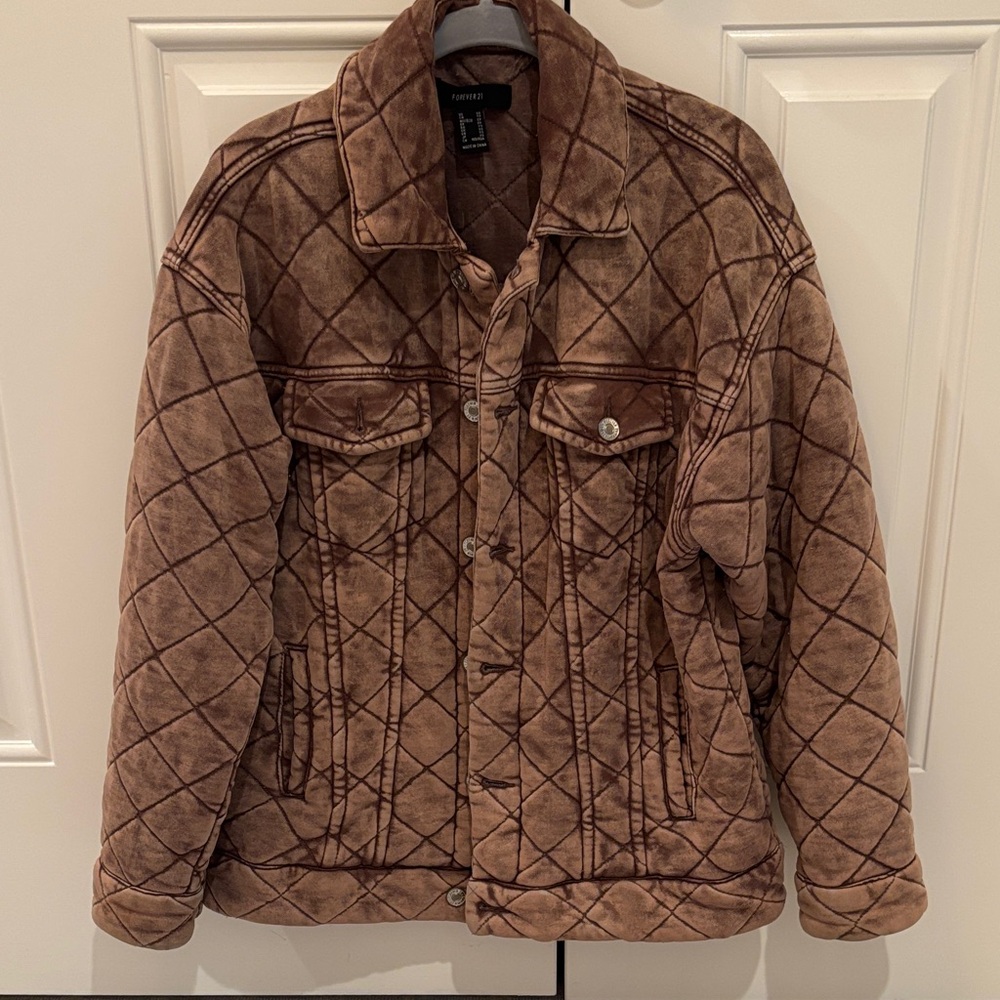 Zara Tan Quilted Jacket
